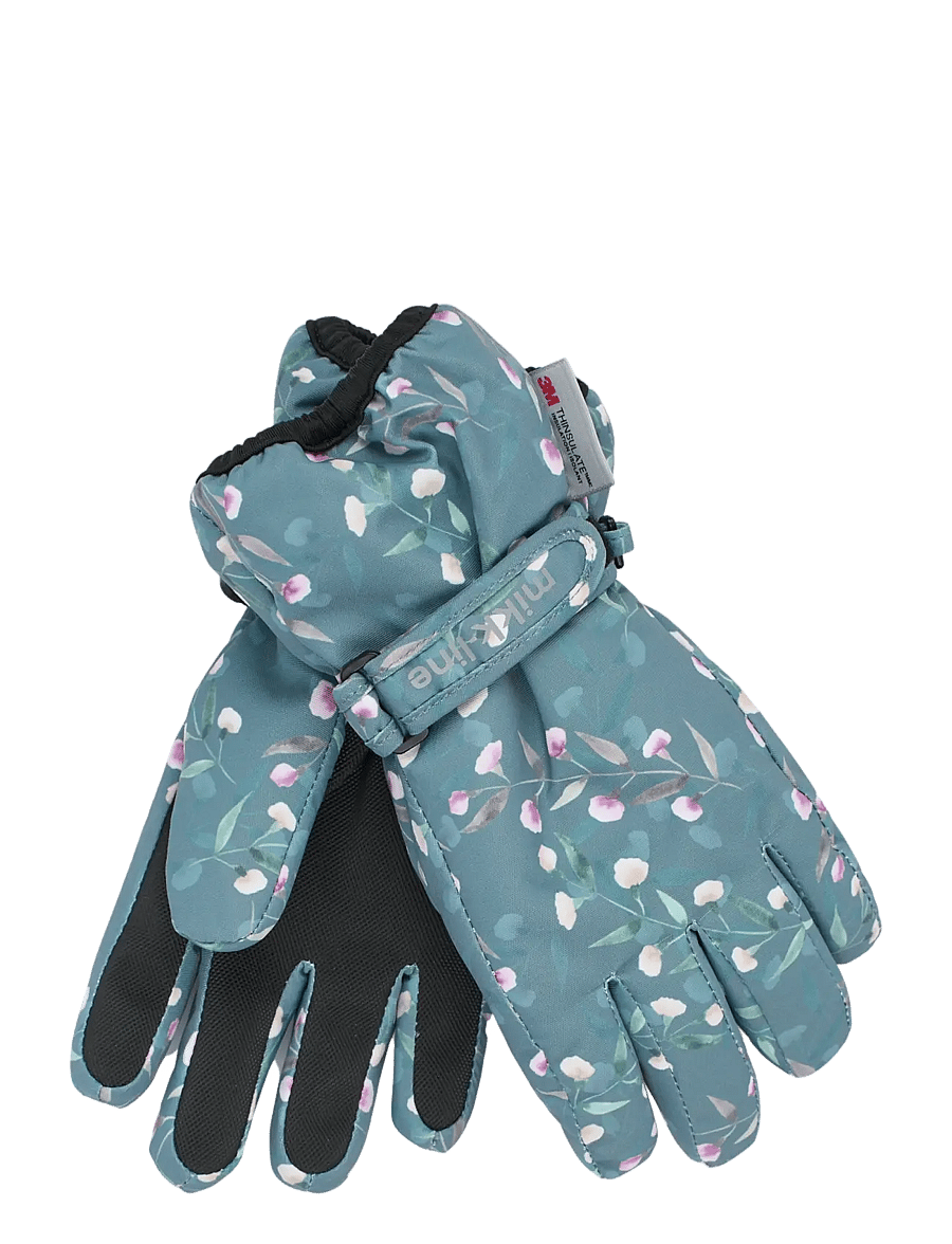 mikk-line - Polyester Gloves Aop - floral shadow aop - 0