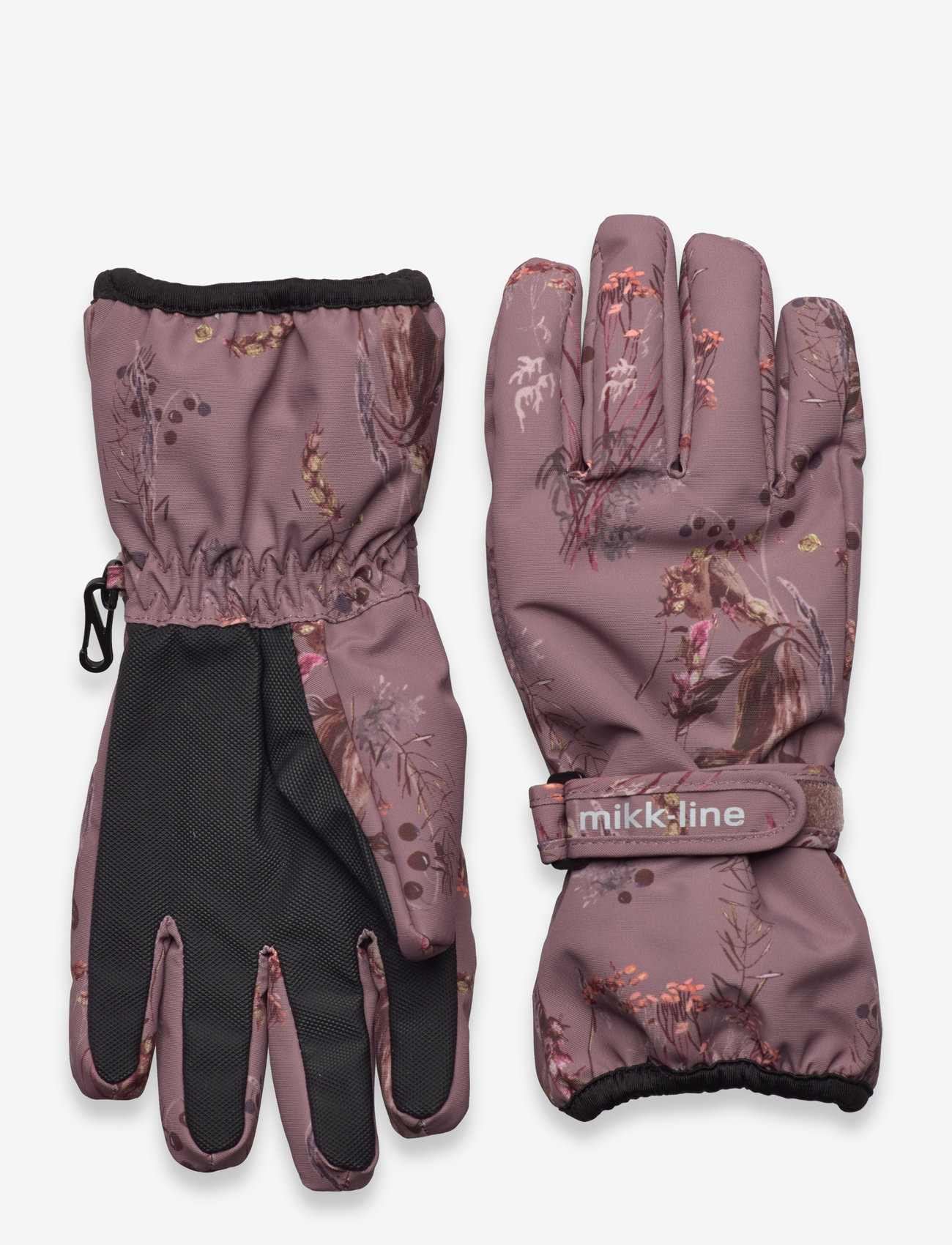 mikk-line - Polyester Gloves Aop - laveste priser - twilight mauve - 0