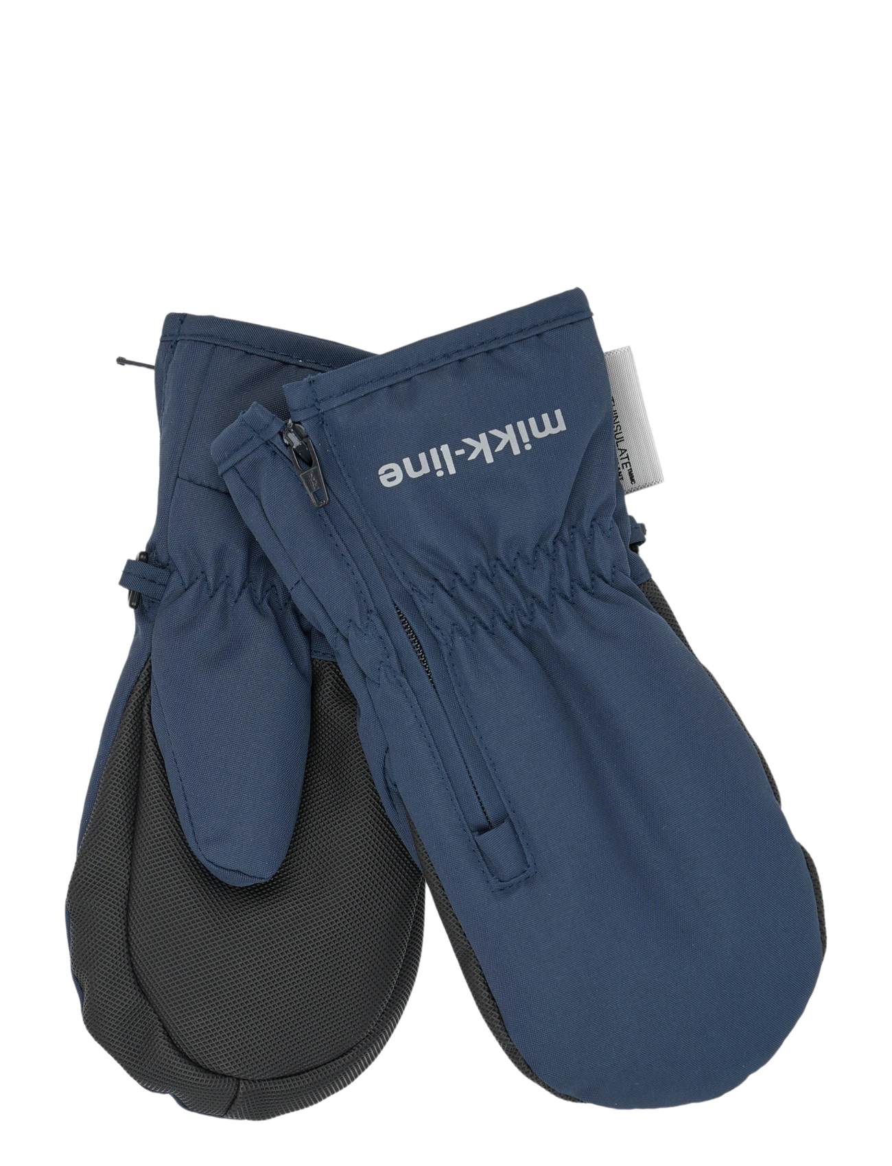 mikk-line Polyester Mittens w. Zip - Winteraccessoires - BLUE NIGHTS / navy