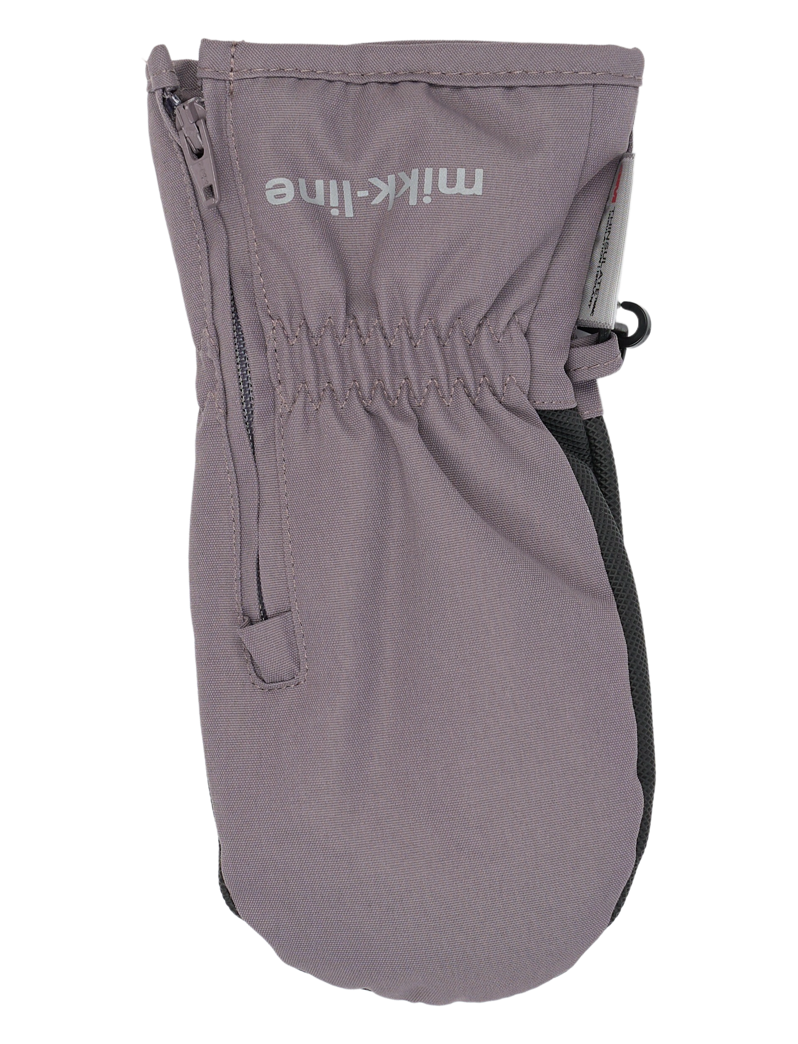 mikk-line - Polyester Mittens w. Zip - handschuhe - shark - 1
