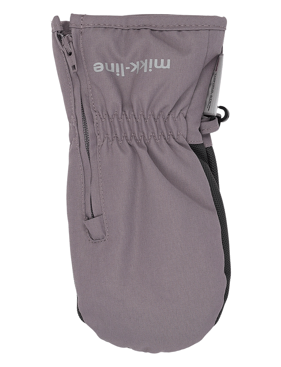 mikk-line - Polyester Mittens w. Zip - handschuhe - shark - 1