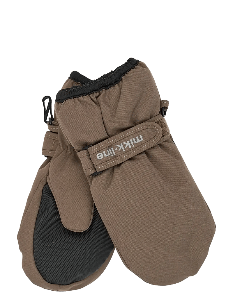 mikk-line - Polyester Mittens - handschuhe - chocolate chip - 0