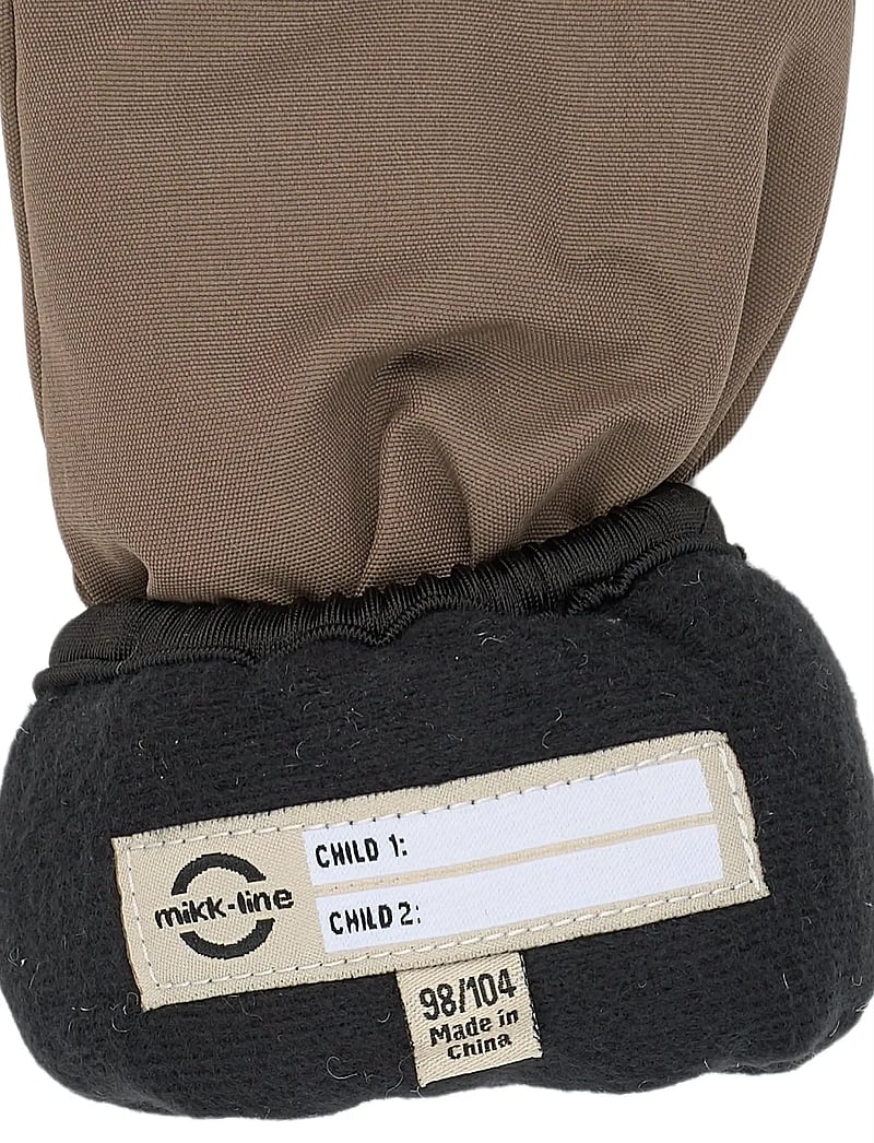 mikk-line - Polyester Mittens - handschuhe - chocolate chip - 3