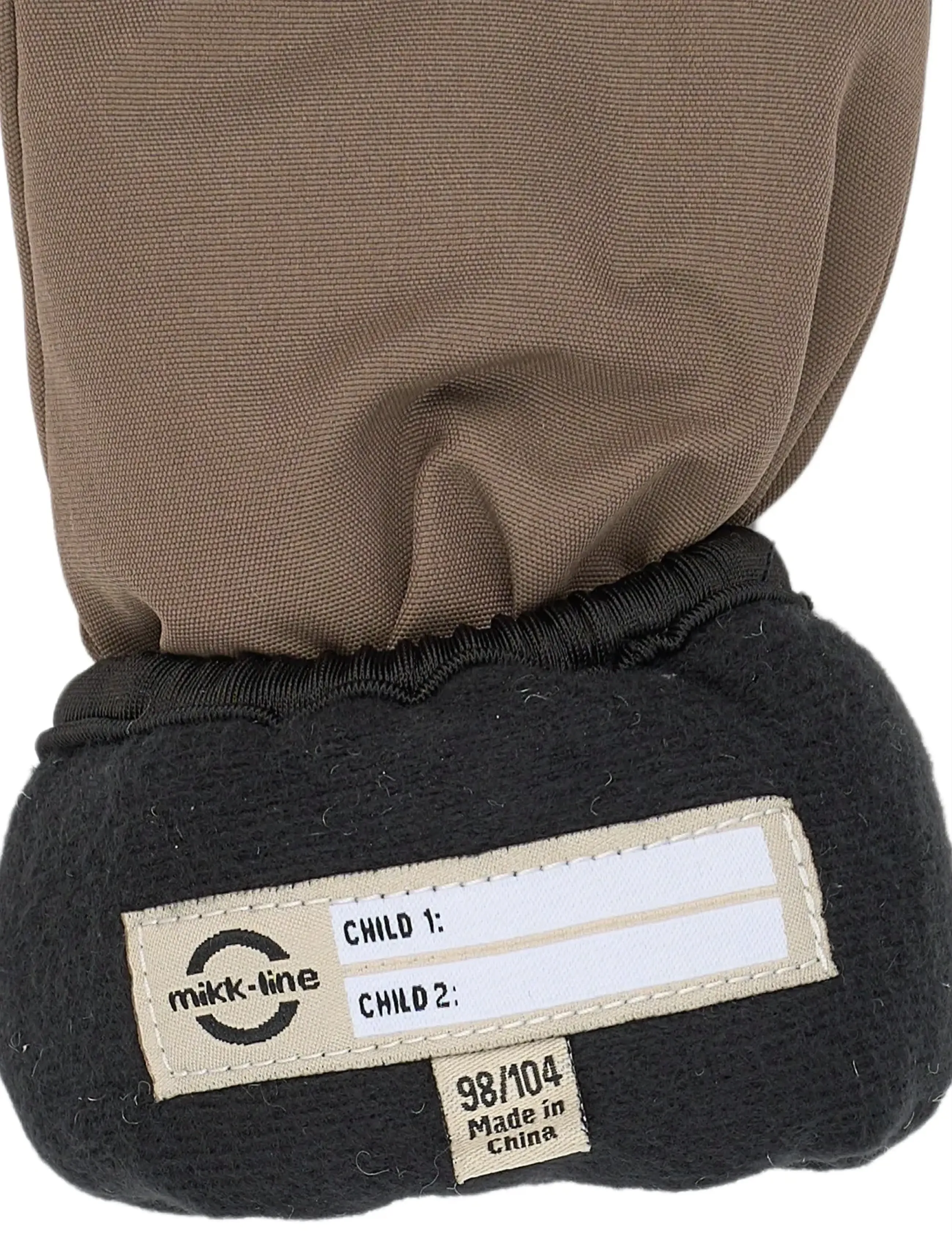 mikk-line - Polyester Mittens - chocolate chip - 3