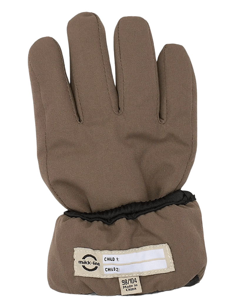 mikk-line - Polyester Gloves - chocolate chip - 3