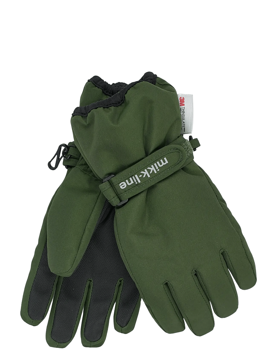 mikk-line - Polyester Gloves - handschuhe - kombu green - 0