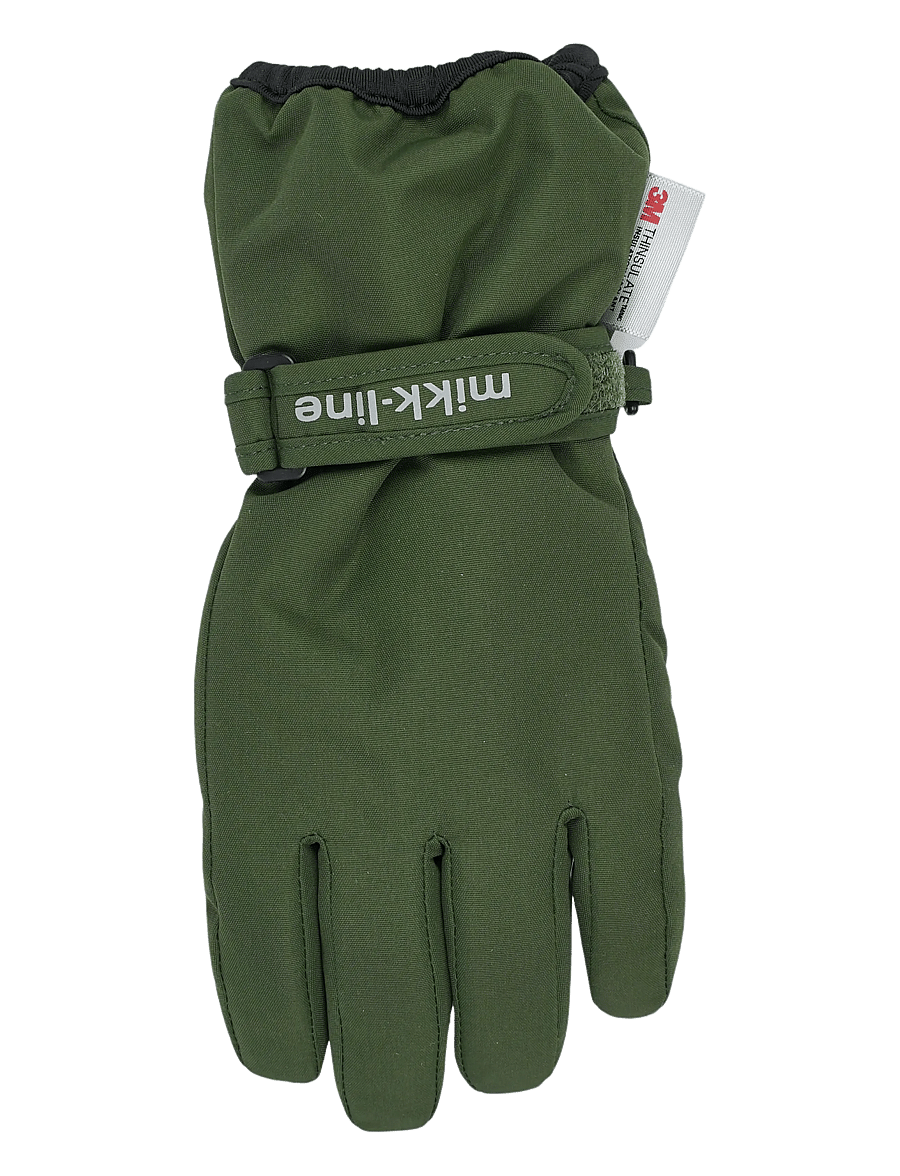 mikk-line - Polyester Gloves - handschuhe - kombu green - 1