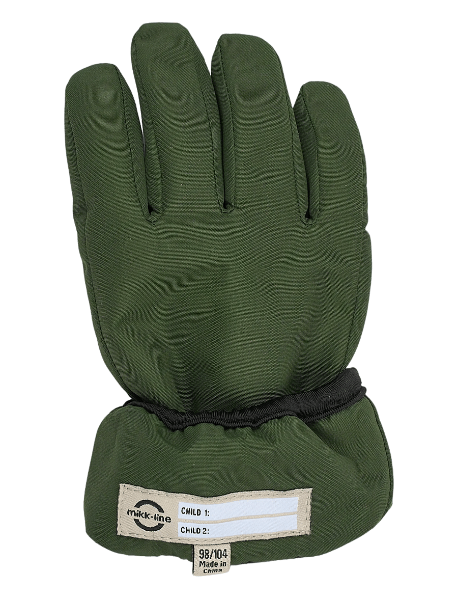 mikk-line - Polyester Gloves - handschuhe - kombu green - 3
