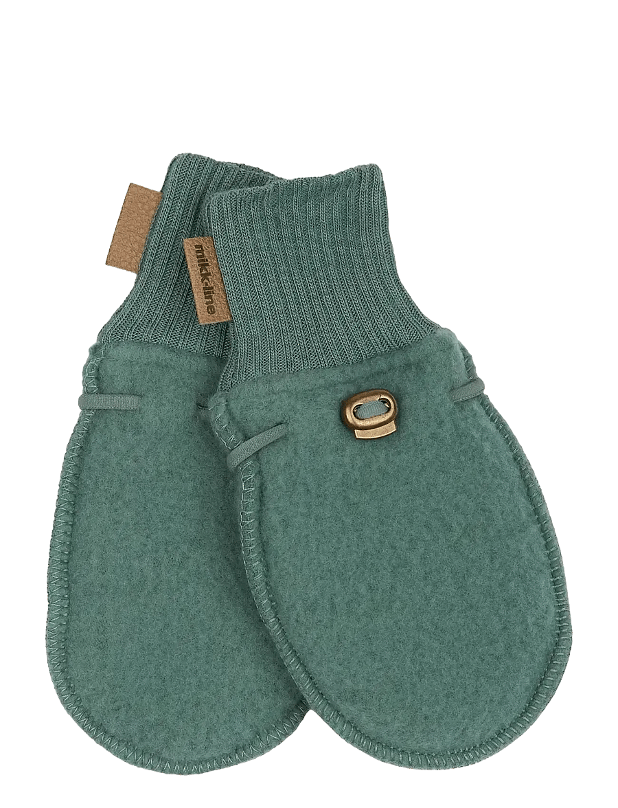 mikk-line - Wool Mittens - beebikindad - balsam green - 0