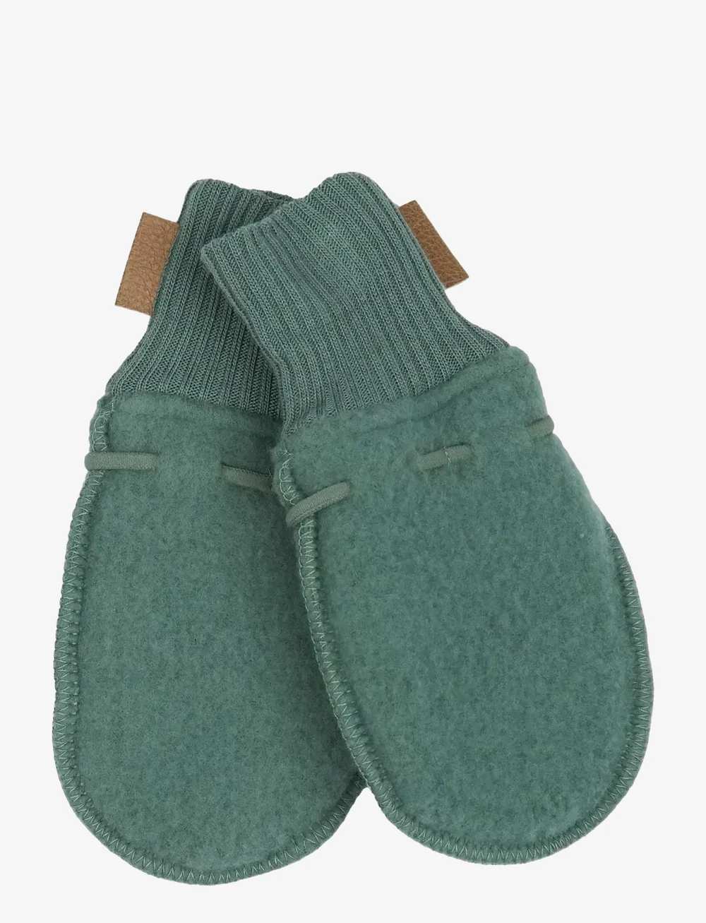 mikk-line - Wool Mittens - babyvantar - balsam green - 1