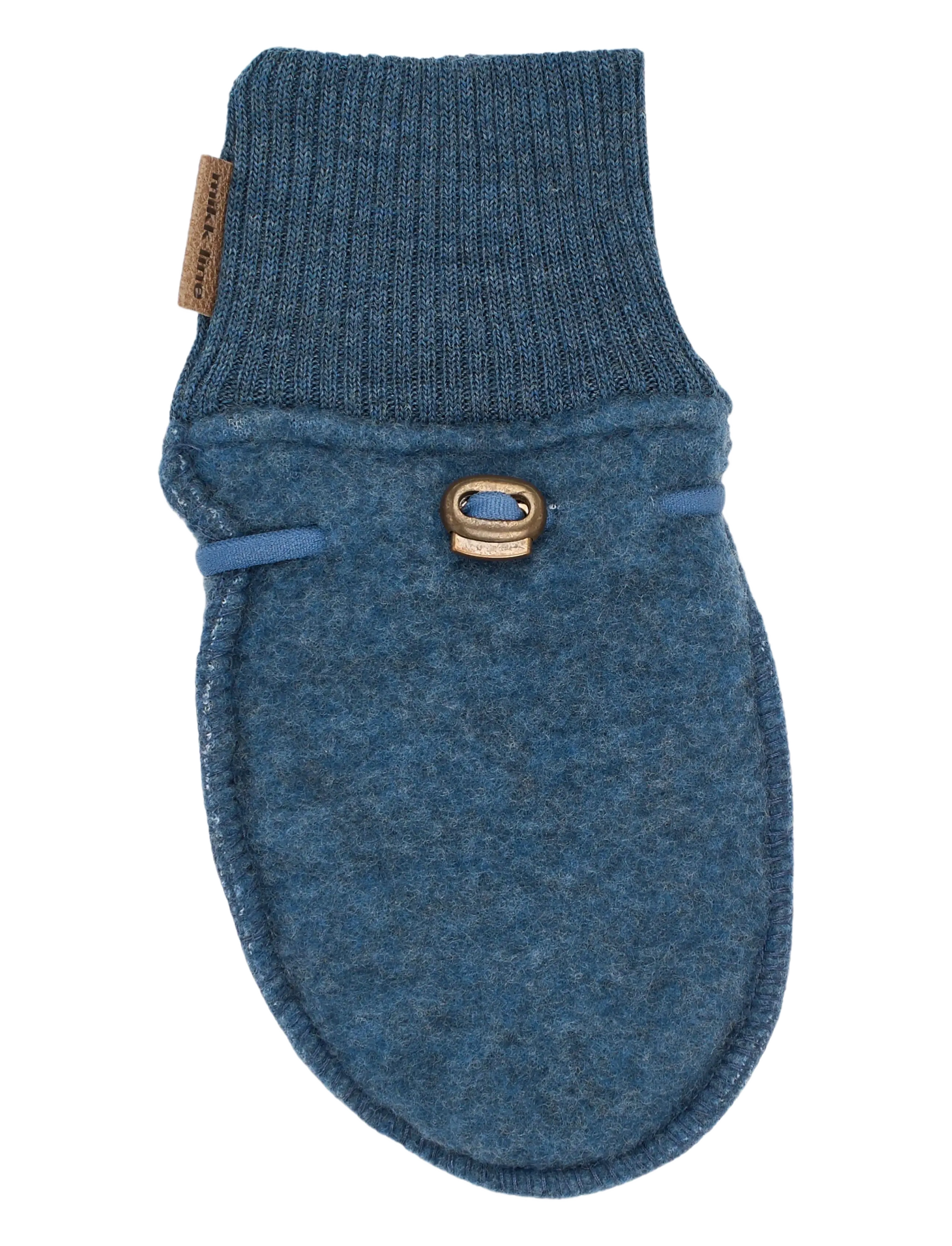 mikk-line - Wool Mittens - beebikindad - blue melange - 1