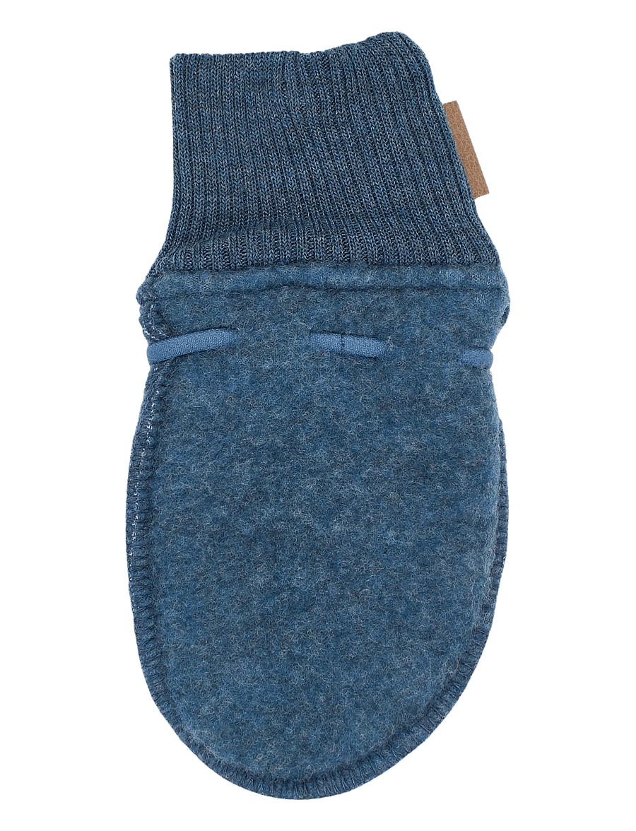 mikk-line - Wool Mittens - beebikindad - blue melange - 2