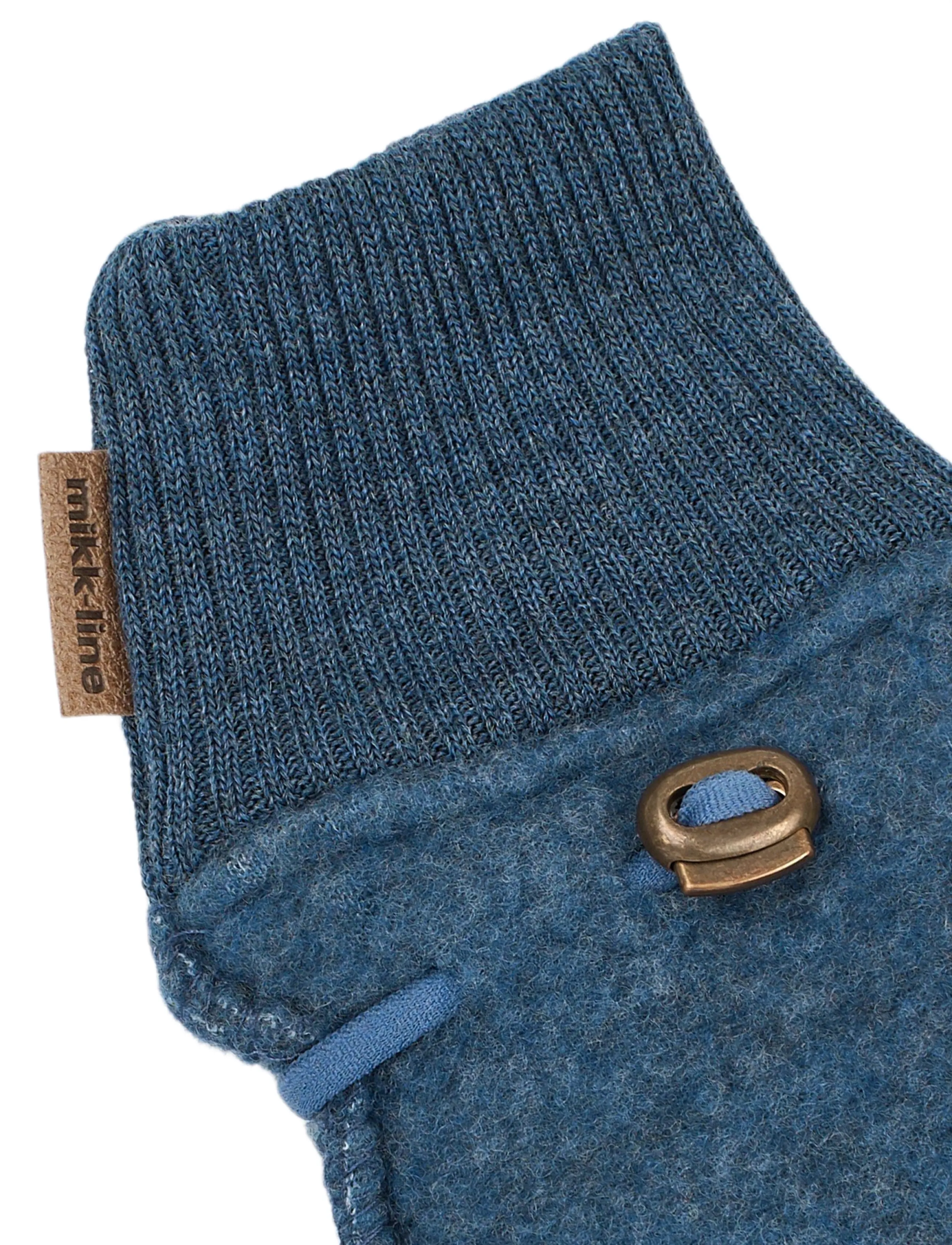 mikk-line - Wool Mittens - beebikindad - blue melange - 3