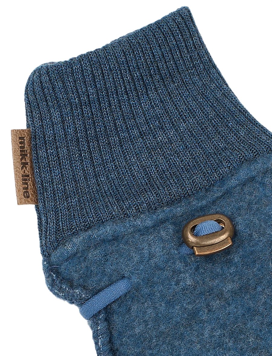 mikk-line - Wool Mittens - beebikindad - blue melange - 3