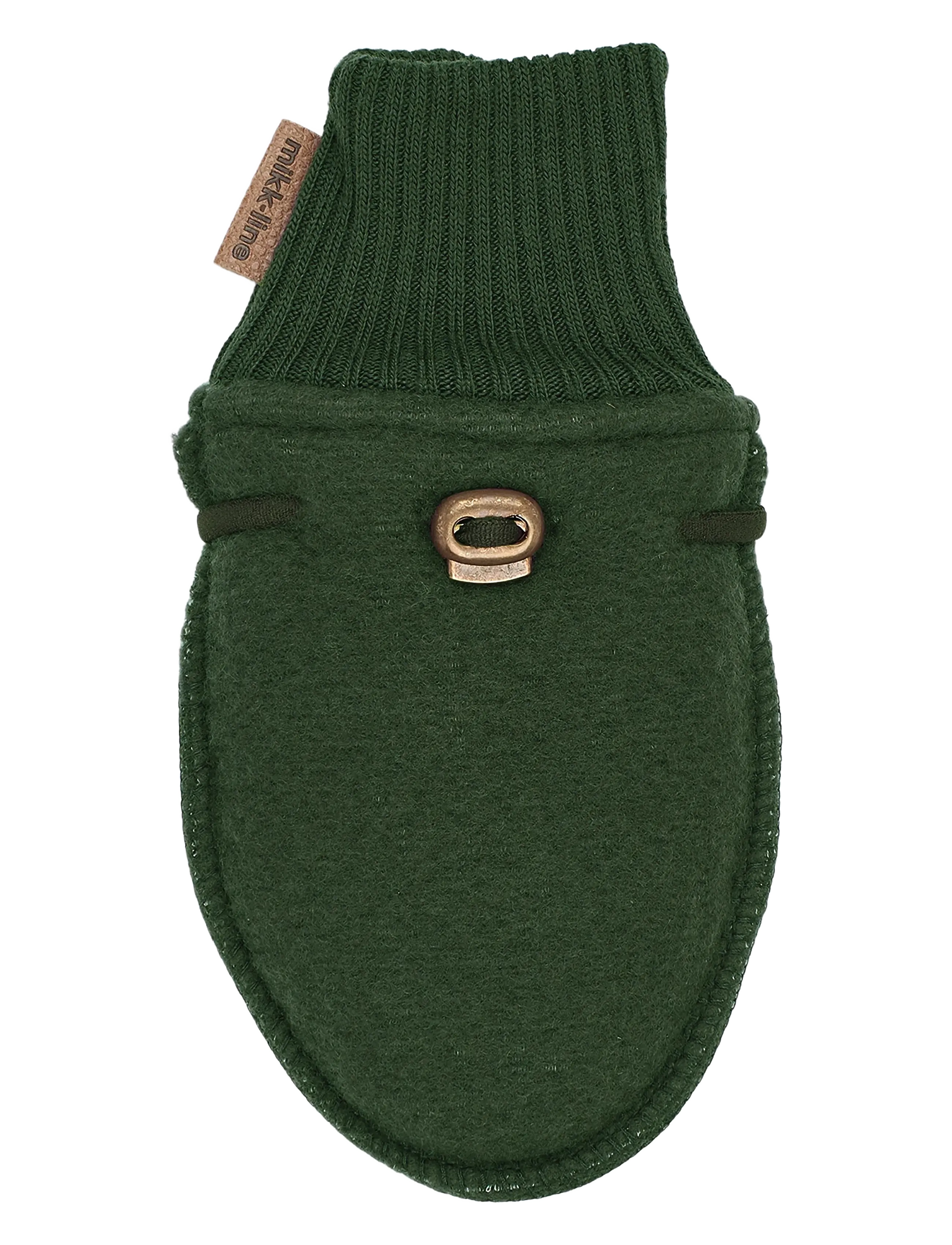 mikk-line - Wool Mittens - beebikindad - kombu green - 1