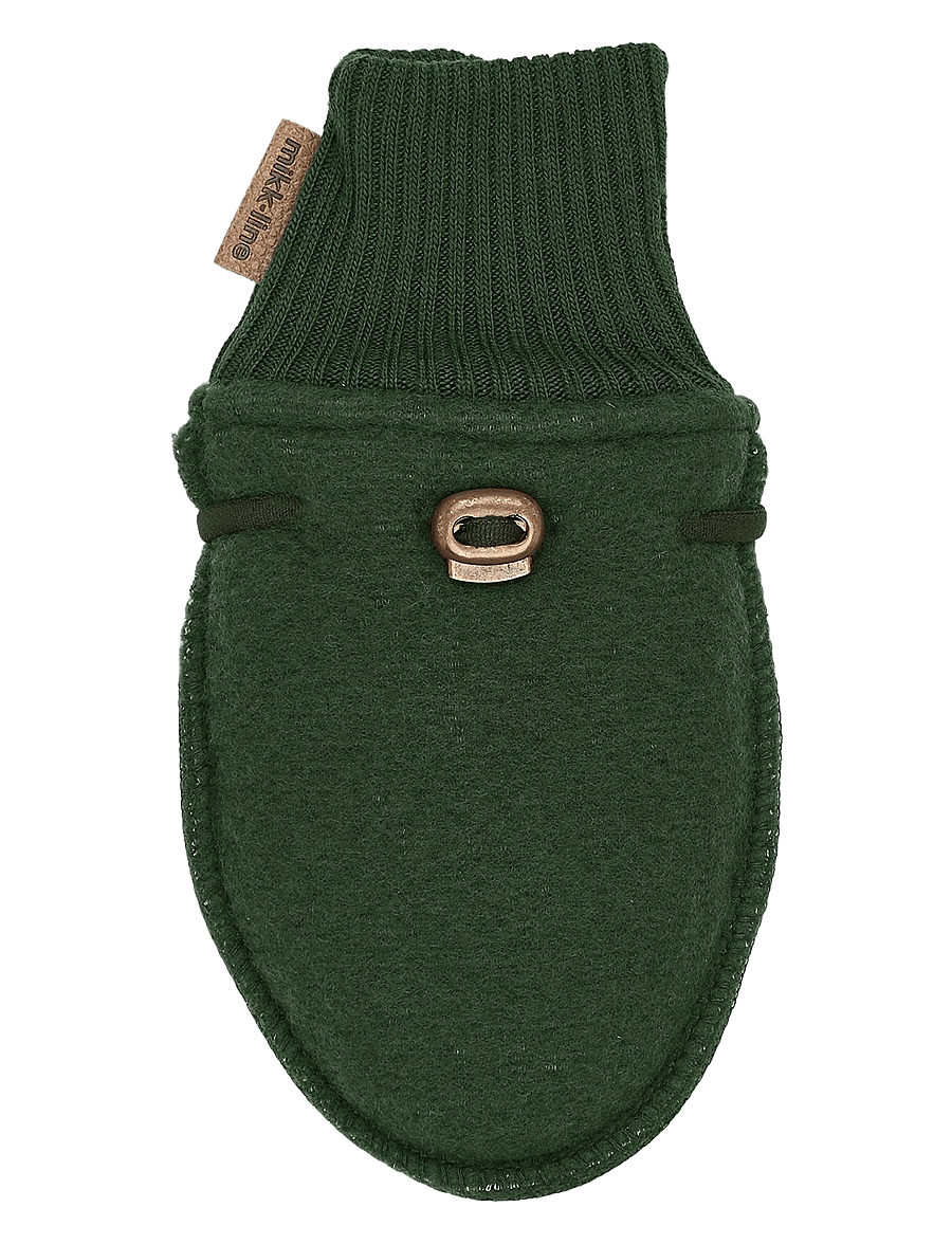 mikk-line - Wool Mittens - beebikindad - kombu green - 1