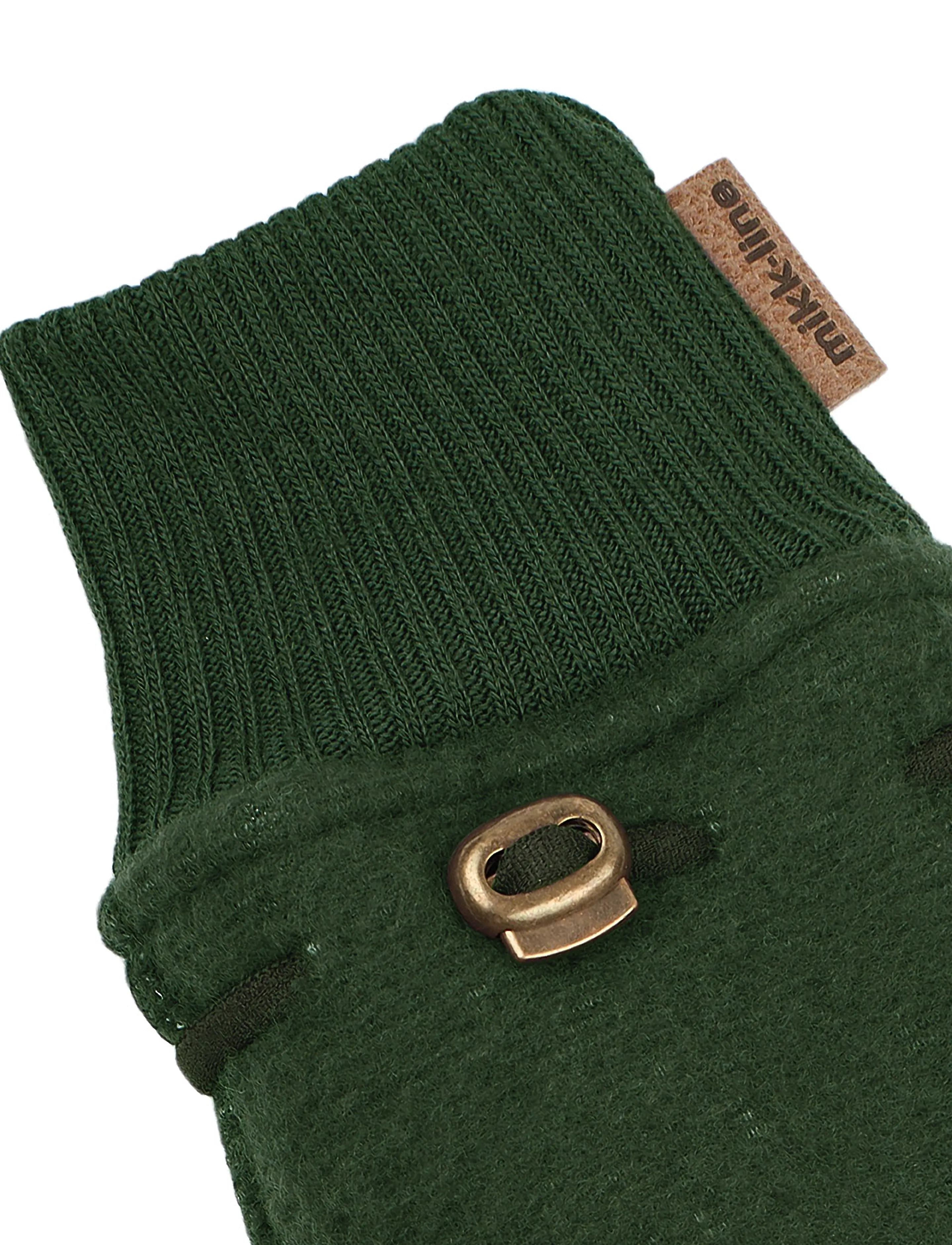 mikk-line - Wool Mittens - beebikindad - kombu green - 3