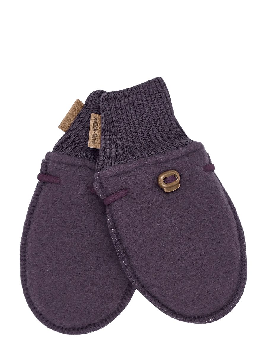 mikk-line - Wool Mittens - beebikindad - plum perfect - 0