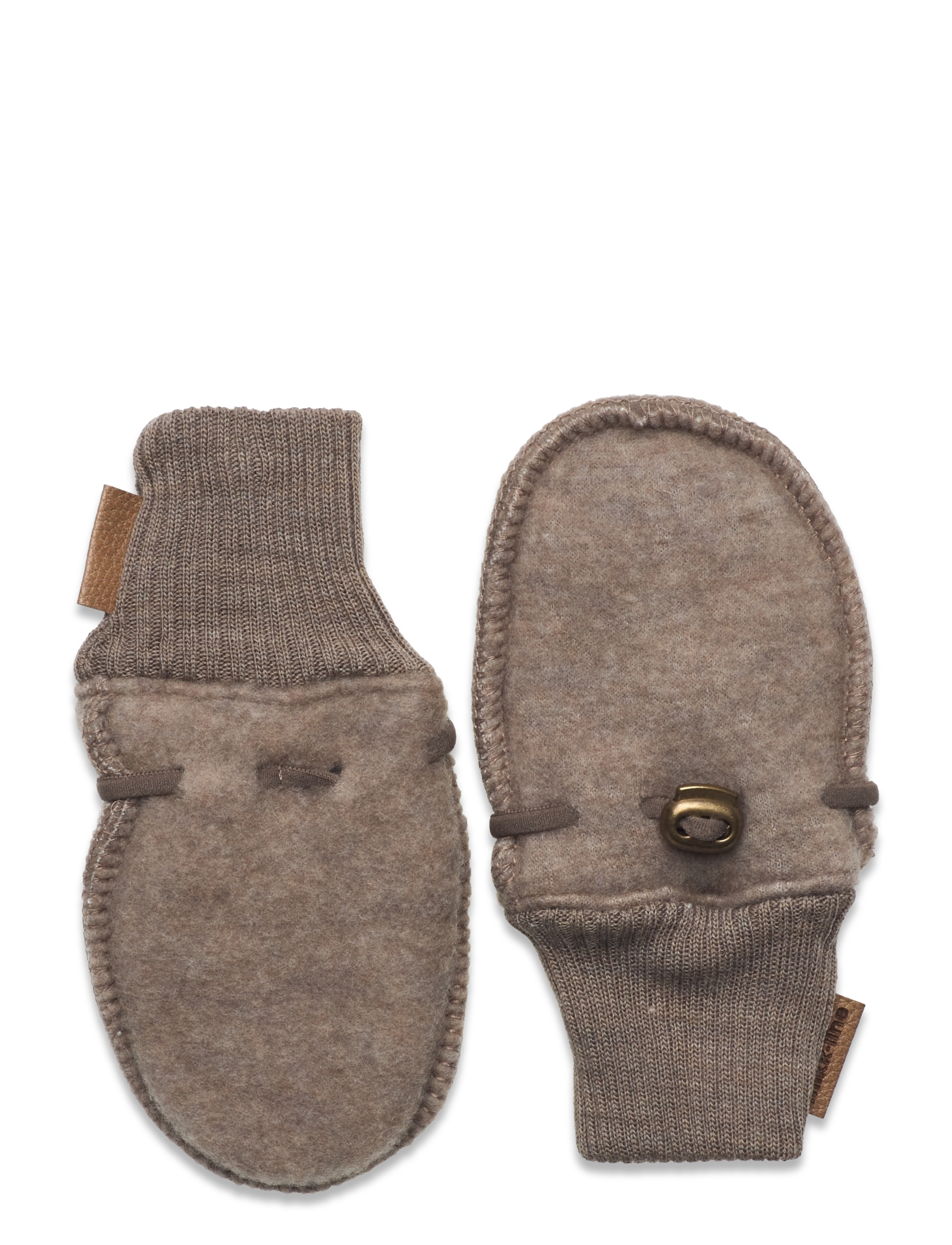 mikk-line Wool Mittens, Børn, Uld Vanter, Beige, Str: 86/92