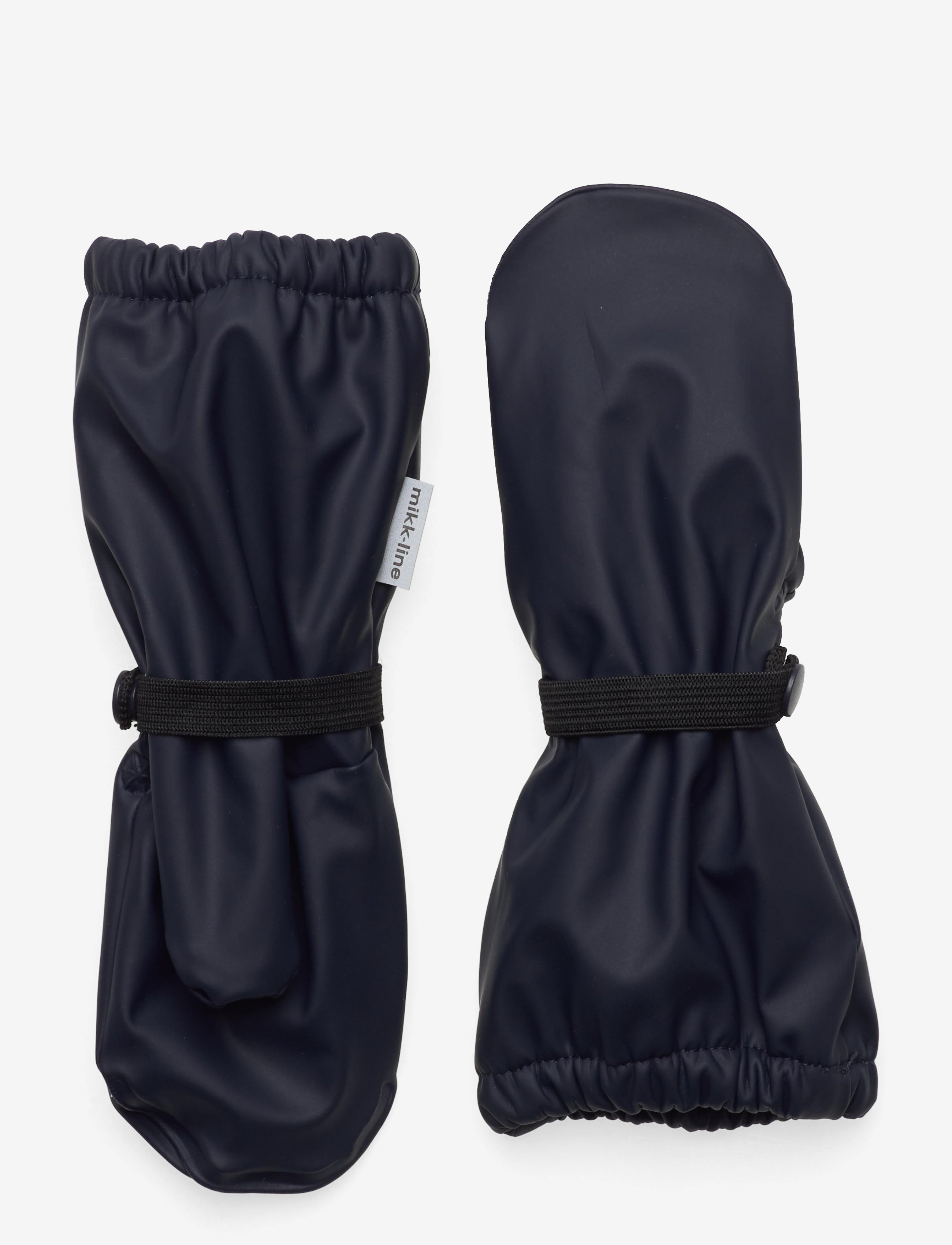 mikk-line PU Rain Mittens w. Fleece - Asusteet - BLUE NIGHTS / navy