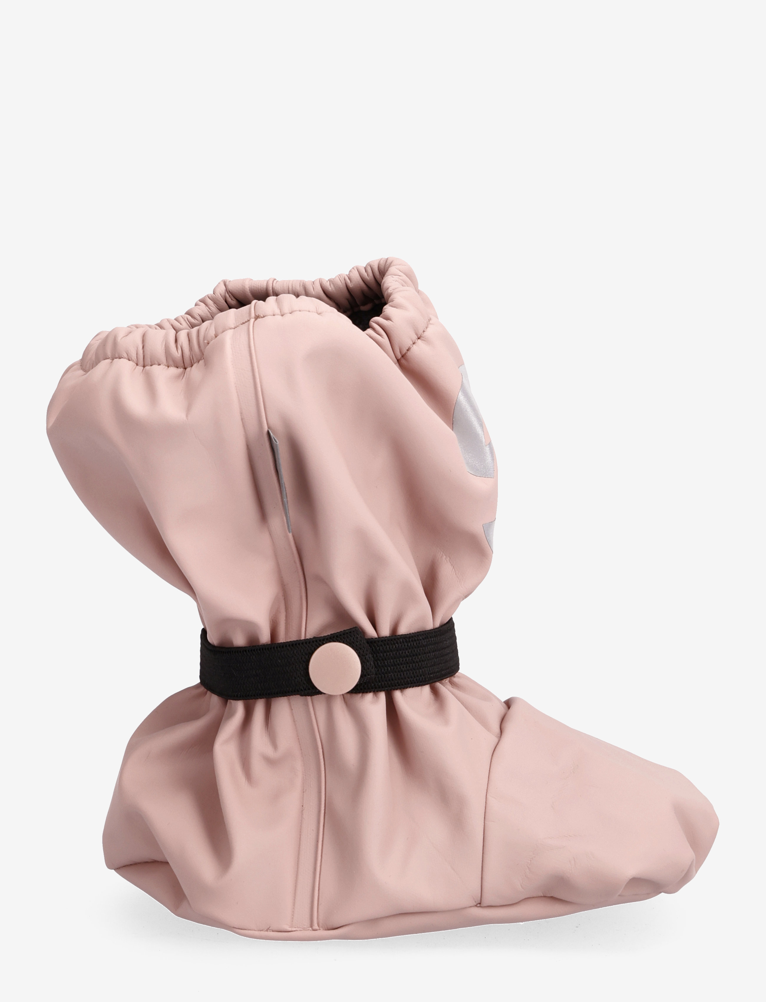 mikk-line - PU Rain Footies w. Fleece - baby-schuhe - adobe rose - 1