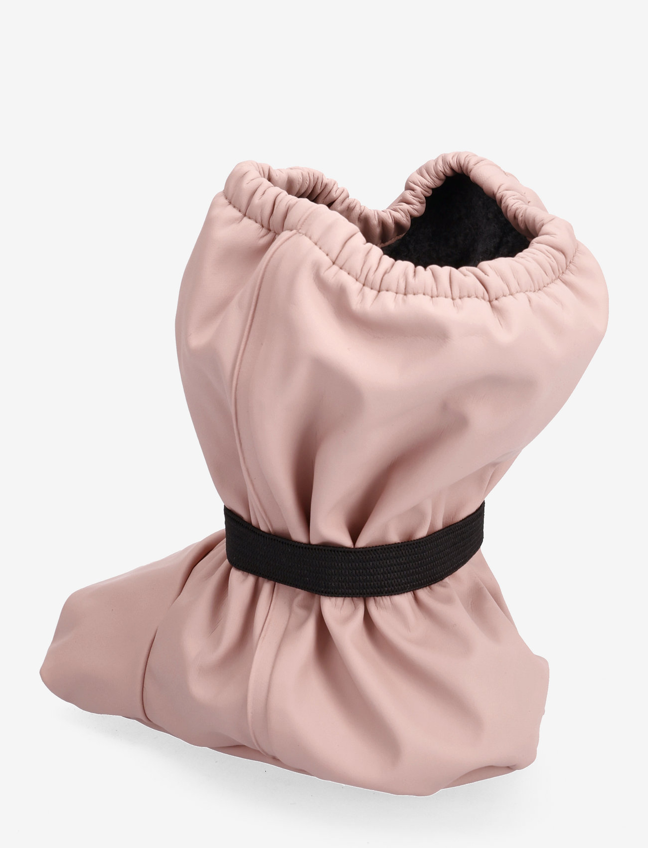 mikk-line - PU Rain Footies w. Fleece - babystrikstøvler - adobe rose - 2