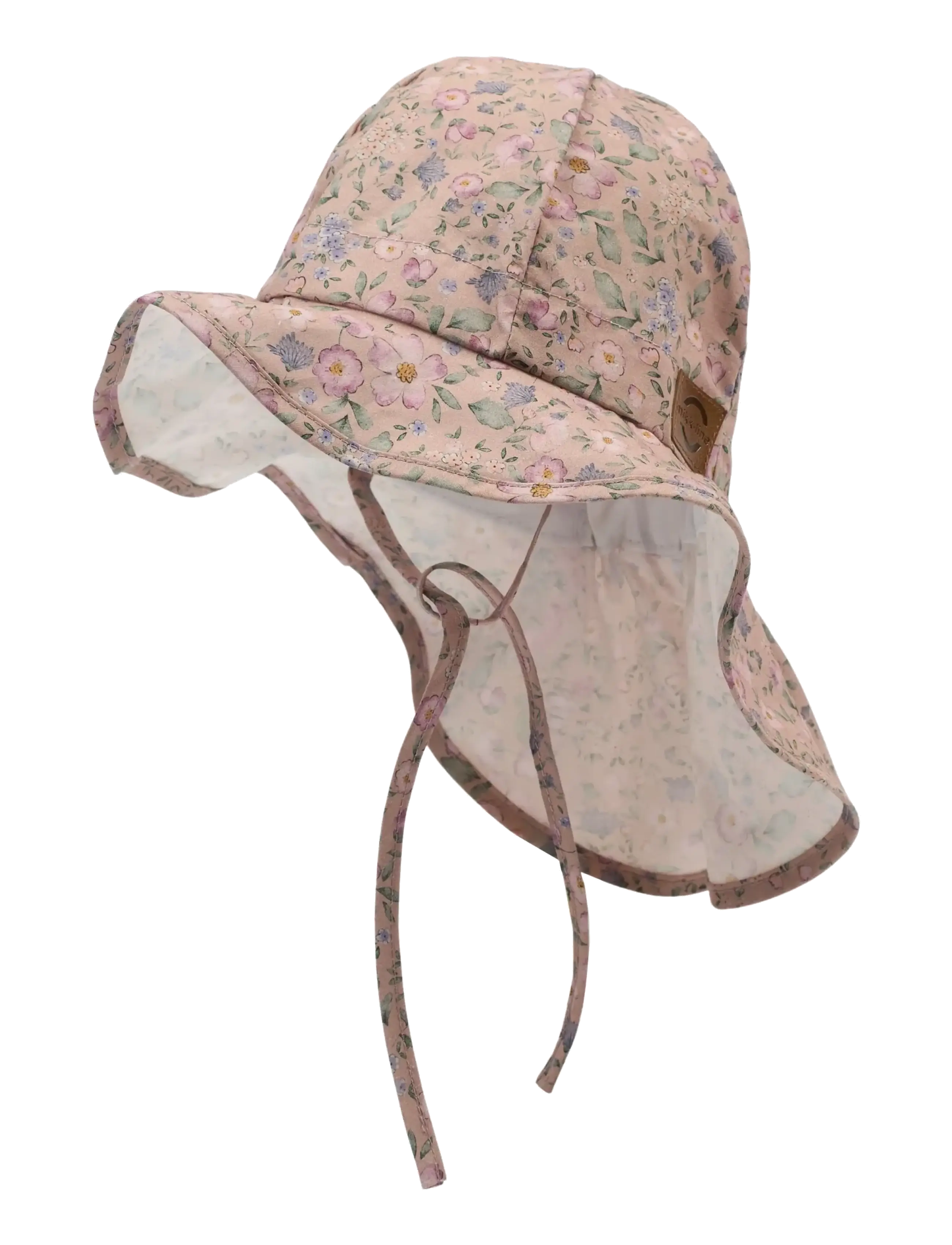 mikk-line Summerhat Long Neck - Aop - Asusteet - BUBLE FLOWER AOP / pink/rose