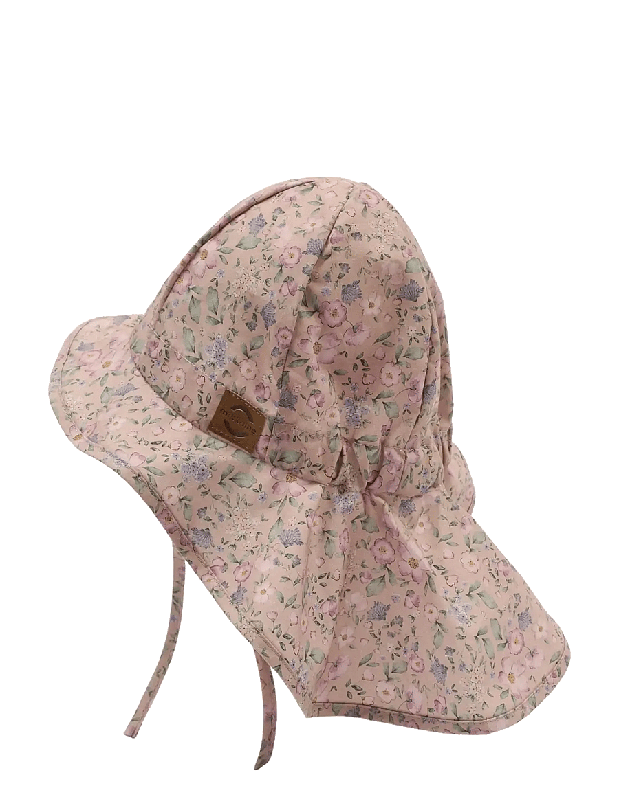 mikk-line - Summerhat Long Neck - Aop - chapeau de soleil - buble flower aop - 2