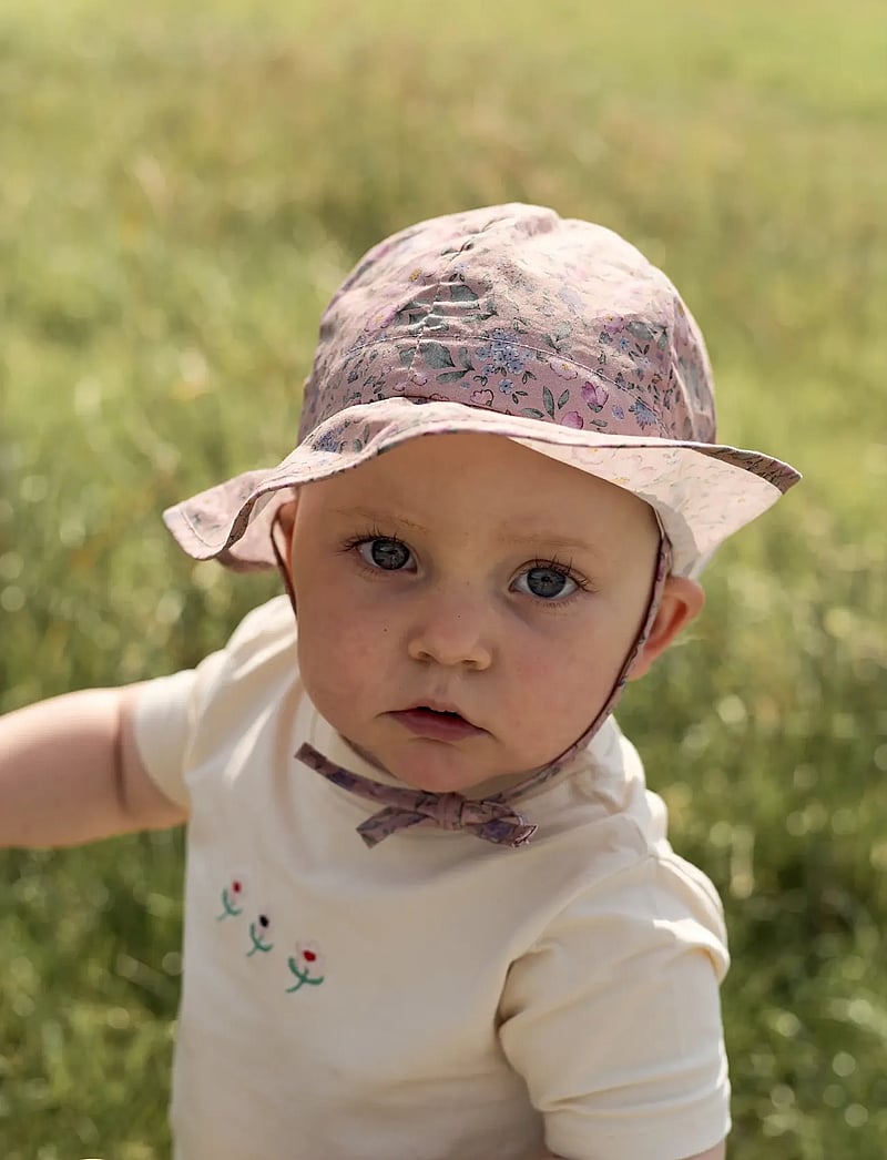 mikk-line - Summerhat Long Neck - Aop - sonnenhüte - buble flower aop - 0