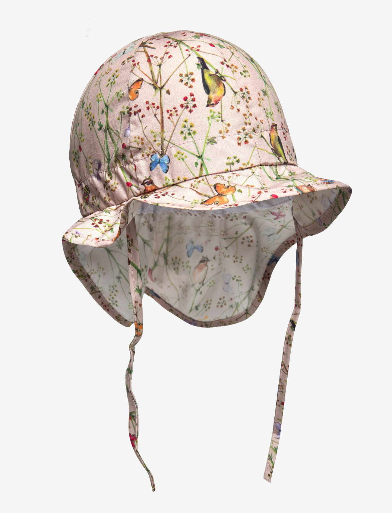 mikk-line - Summerhat Long Neck - Aop - accessoires - off-white - 0