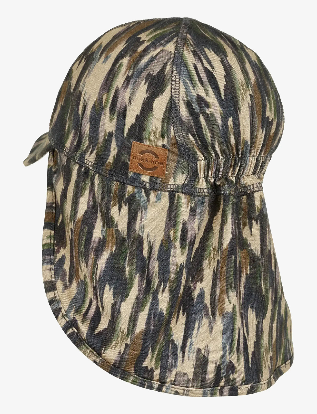 mikk-line - Summerhat cap Long Neck - Aop Bamboo - solhatte - dull gold - 1