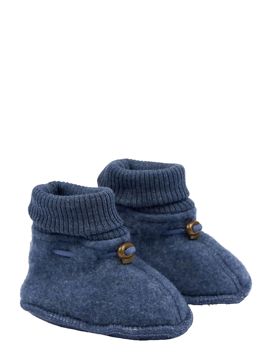 mikk-line - Wool Footies - beebipapud - blue melange - 0