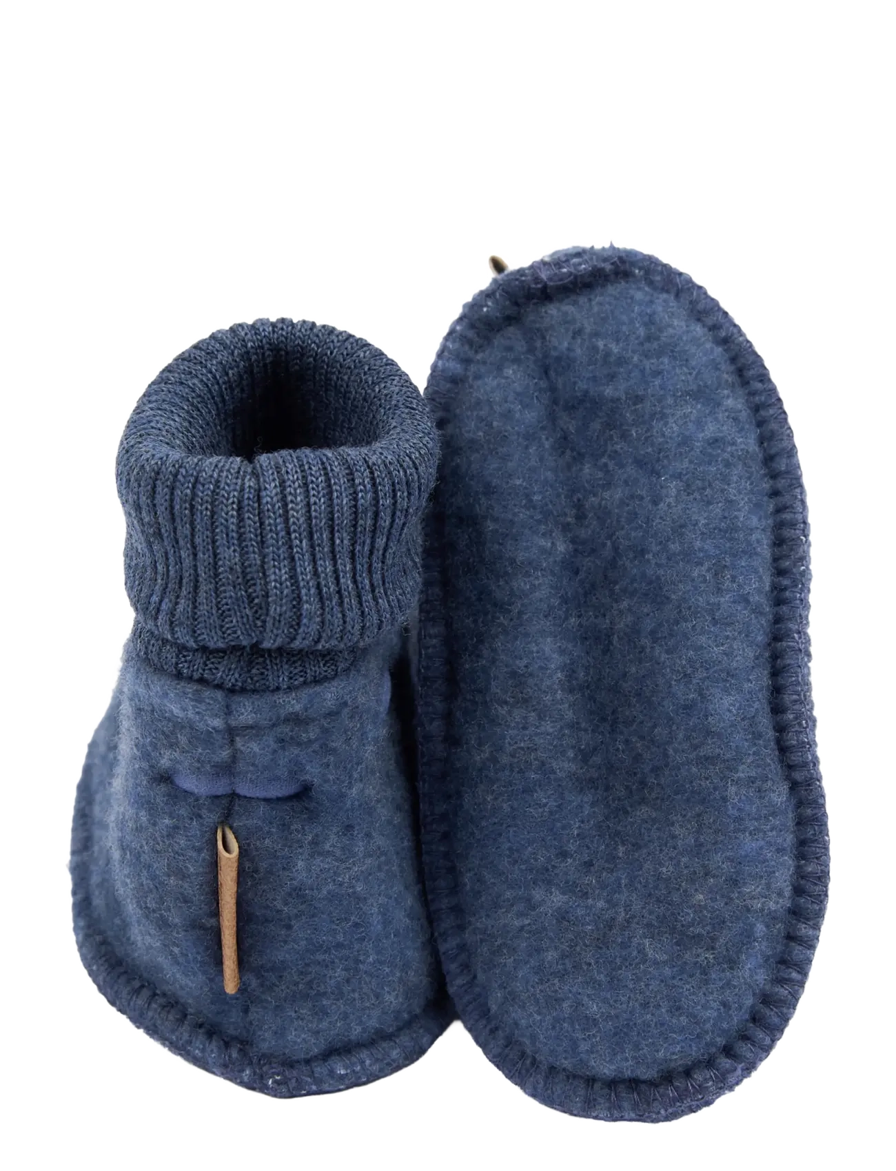 mikk-line - Wool Footies - beebipapud - blue melange - 2