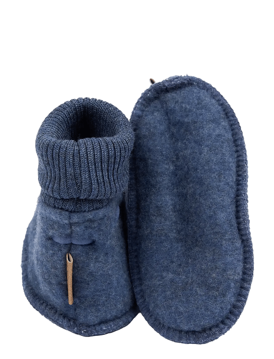 mikk-line - Wool Footies - beebipapud - blue melange - 2