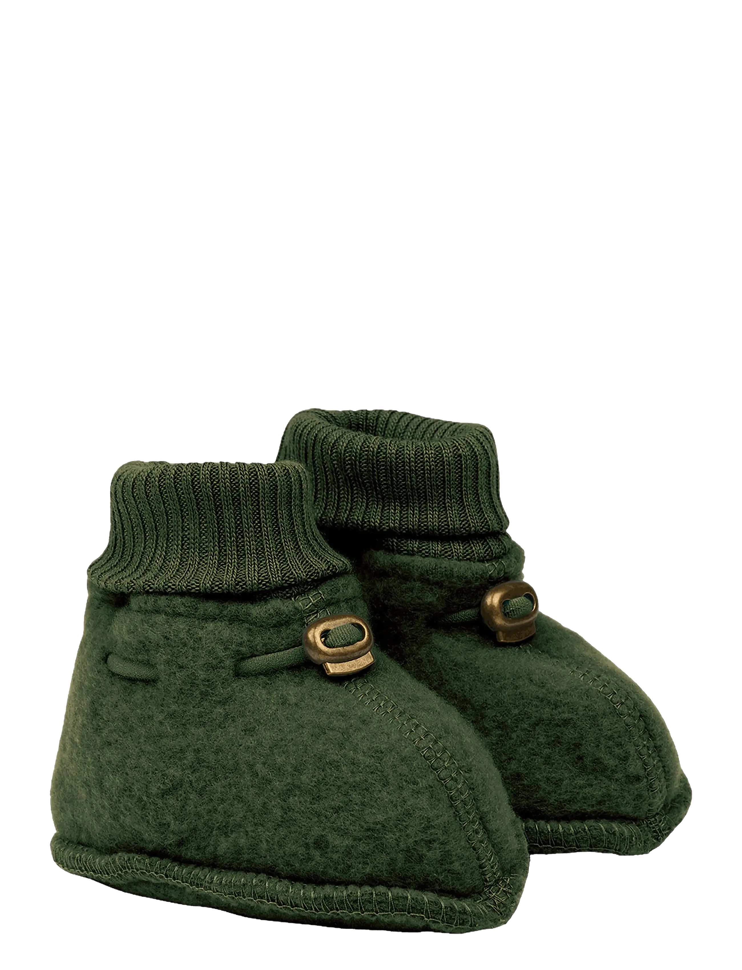 mikk-line Wool Footies - mikk-line - KOMBU GREEN / green