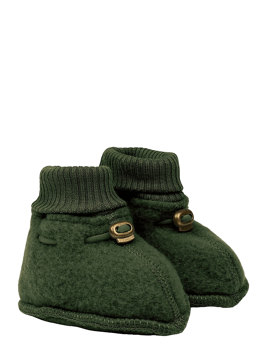 mikk-line - Wool Footies - beebipapud - kombu green - 0