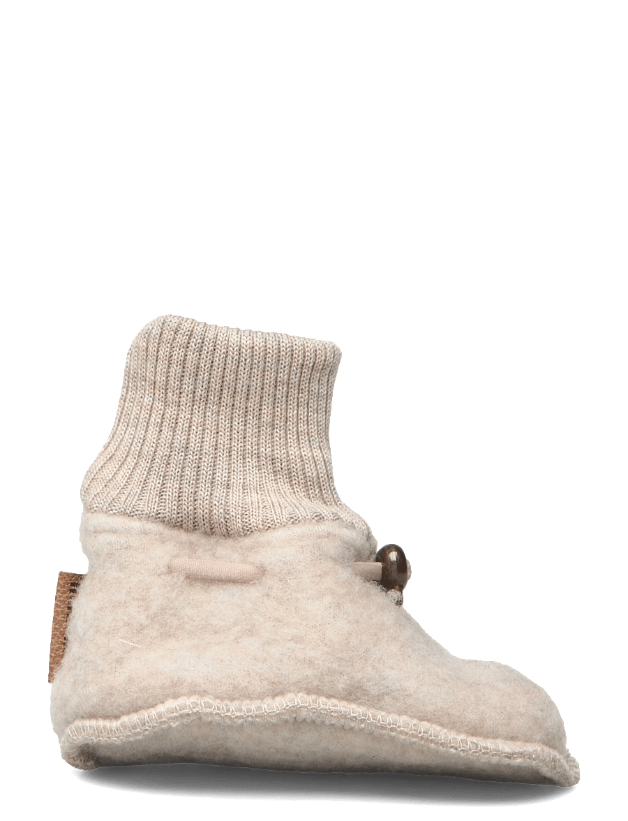 mikk-line - Wool Footies - beebisaapad - melange offwhite - 1