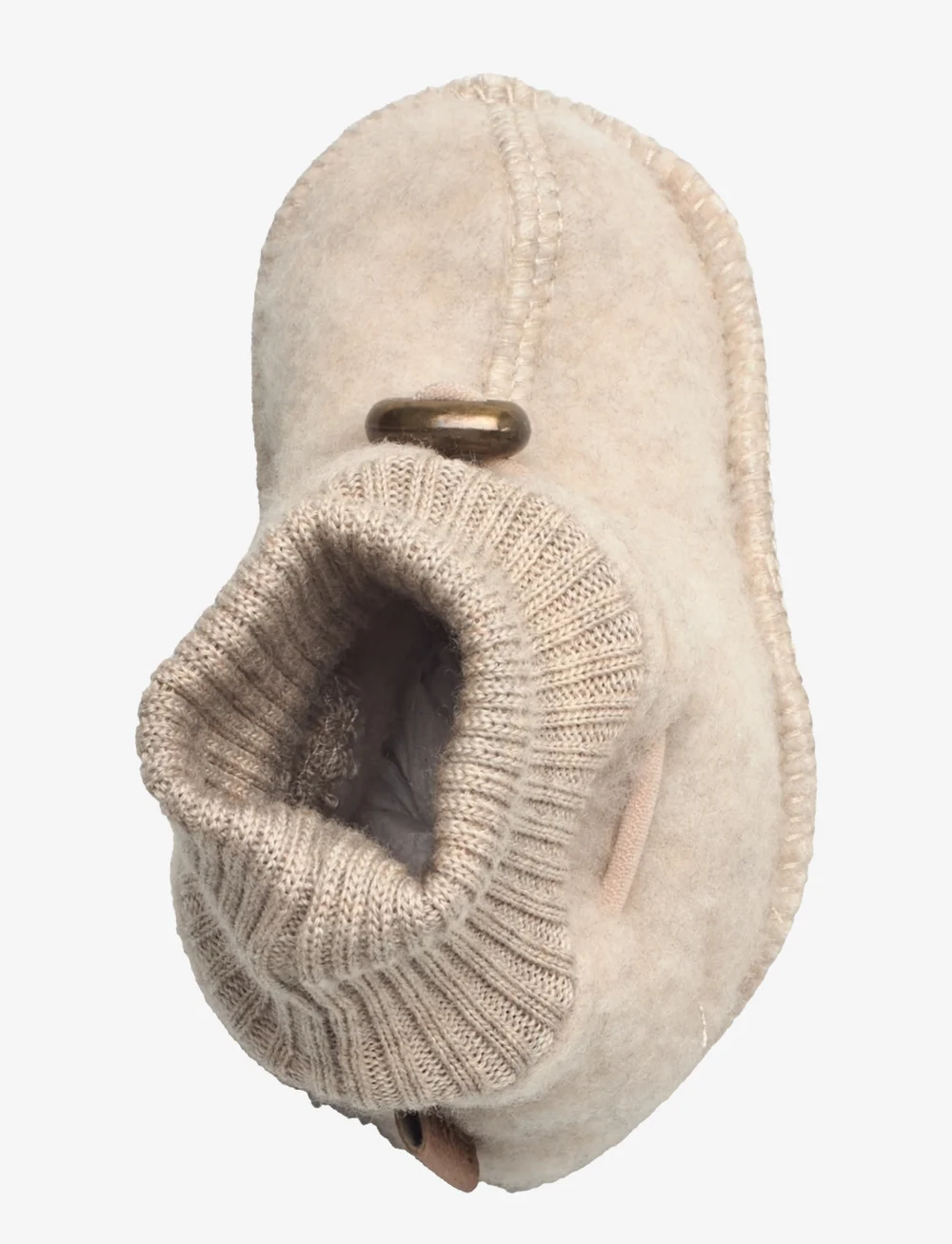 mikk-line - Wool Footies - baby tossor - melange offwhite - 3