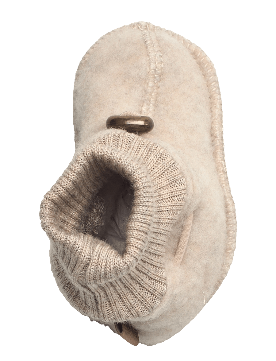 mikk-line - Wool Footies - beebisaapad - melange offwhite - 3