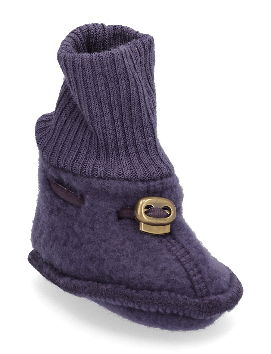 mikk-line - Wool Footies - baby-schuhe - nightshade - 0