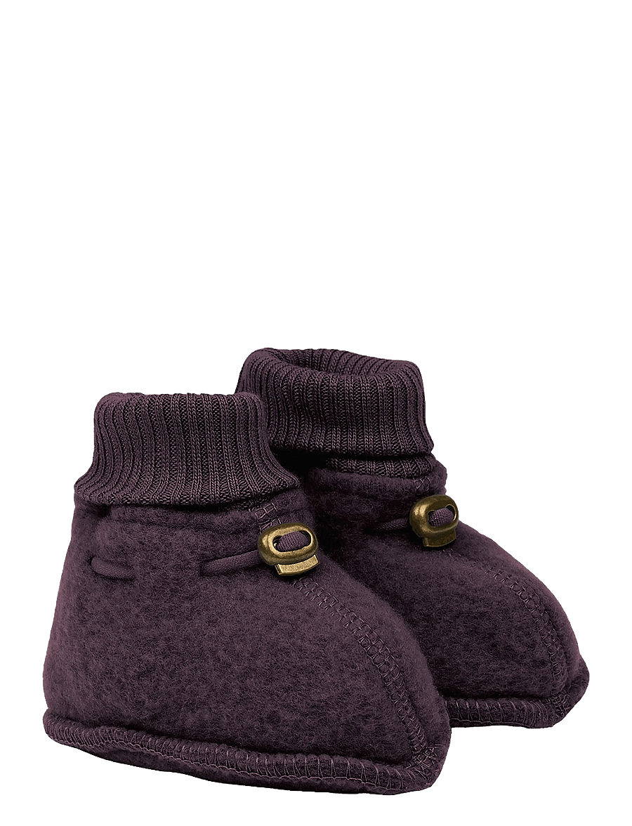 mikk-line - Wool Footies - beebipapud - plum perfect - 0