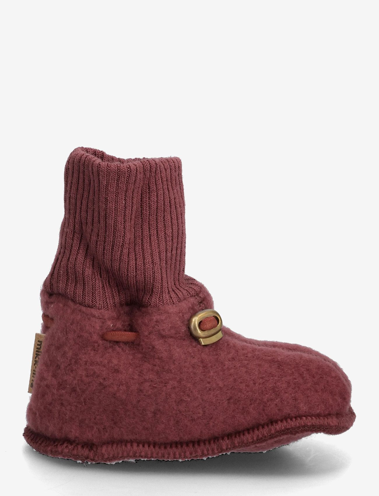 mikk-line - Wool Footies - baby tossor - rum raisin - 1