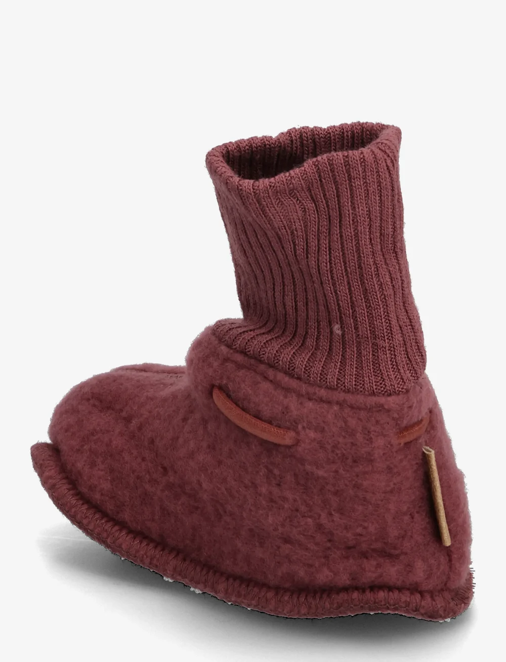 mikk-line - Wool Footies - baby tossor - rum raisin - 2