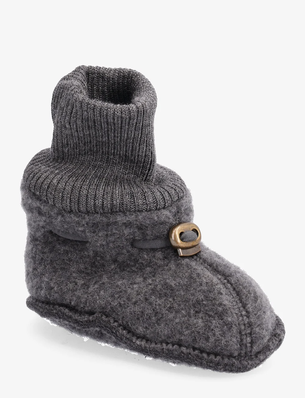 mikk-line - Wool Footies - baby tossor - anthracite melange - 0
