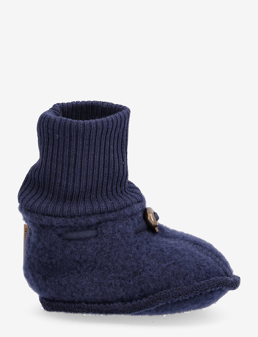 mikk-line - Wool Footies - baby-schuhe - blue nights - 1
