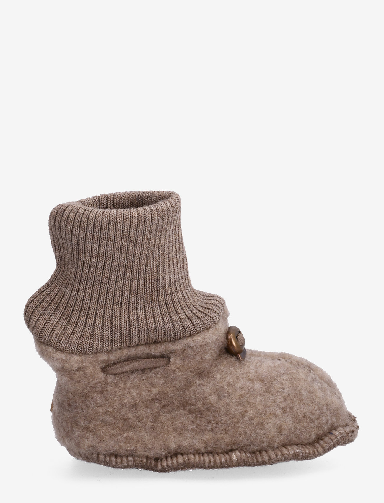 mikk-line - Wool Footies - babystrikstøvler - melange denver - 1