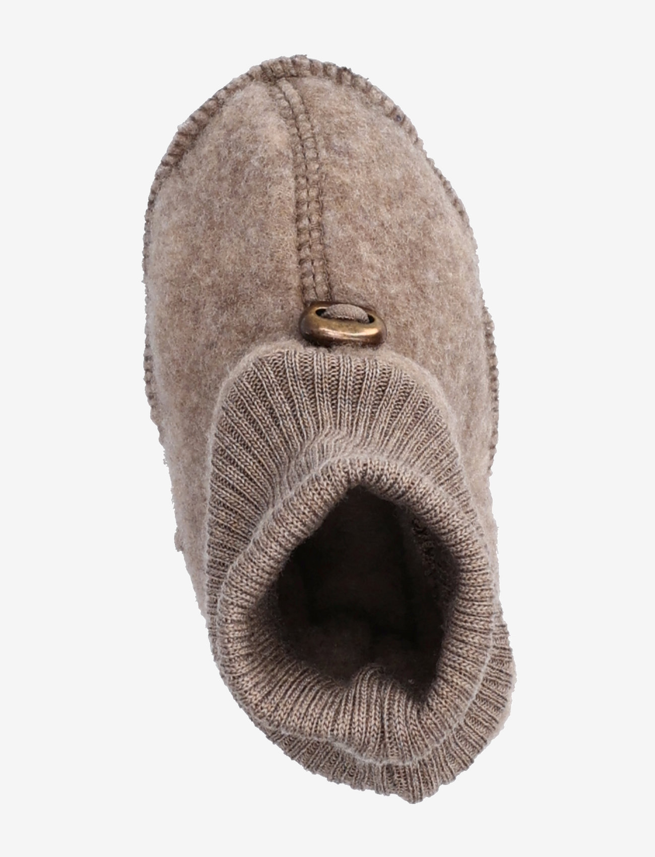 mikk-line - Wool Footies - babystrikstøvler - melange denver - 3