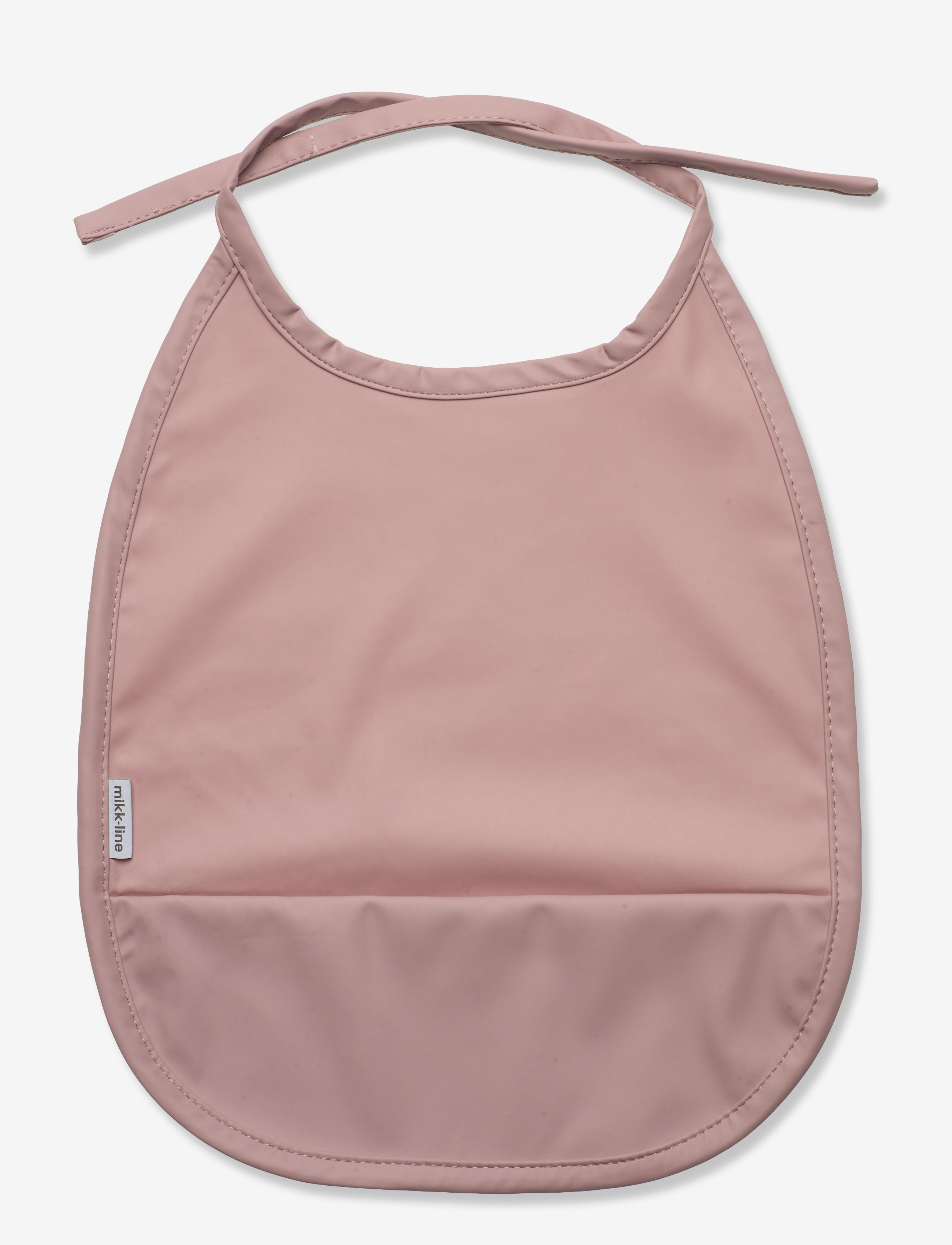 mikk-line Pu Bib Short, One Size, Bibs, Rosa - Sleeveless Kinder
