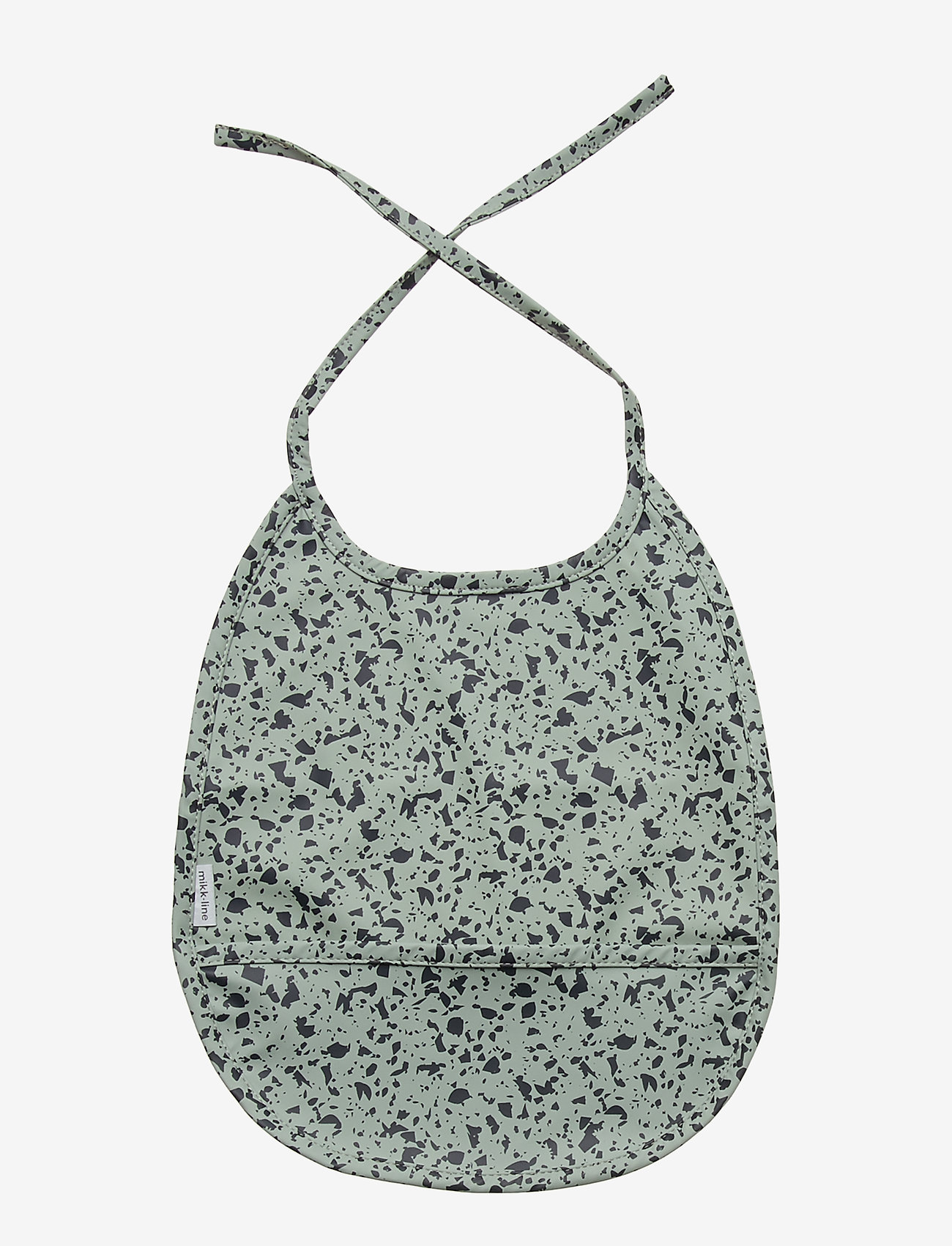 Mikk-Line - PU Bib - Small AOP - silver blue - 0