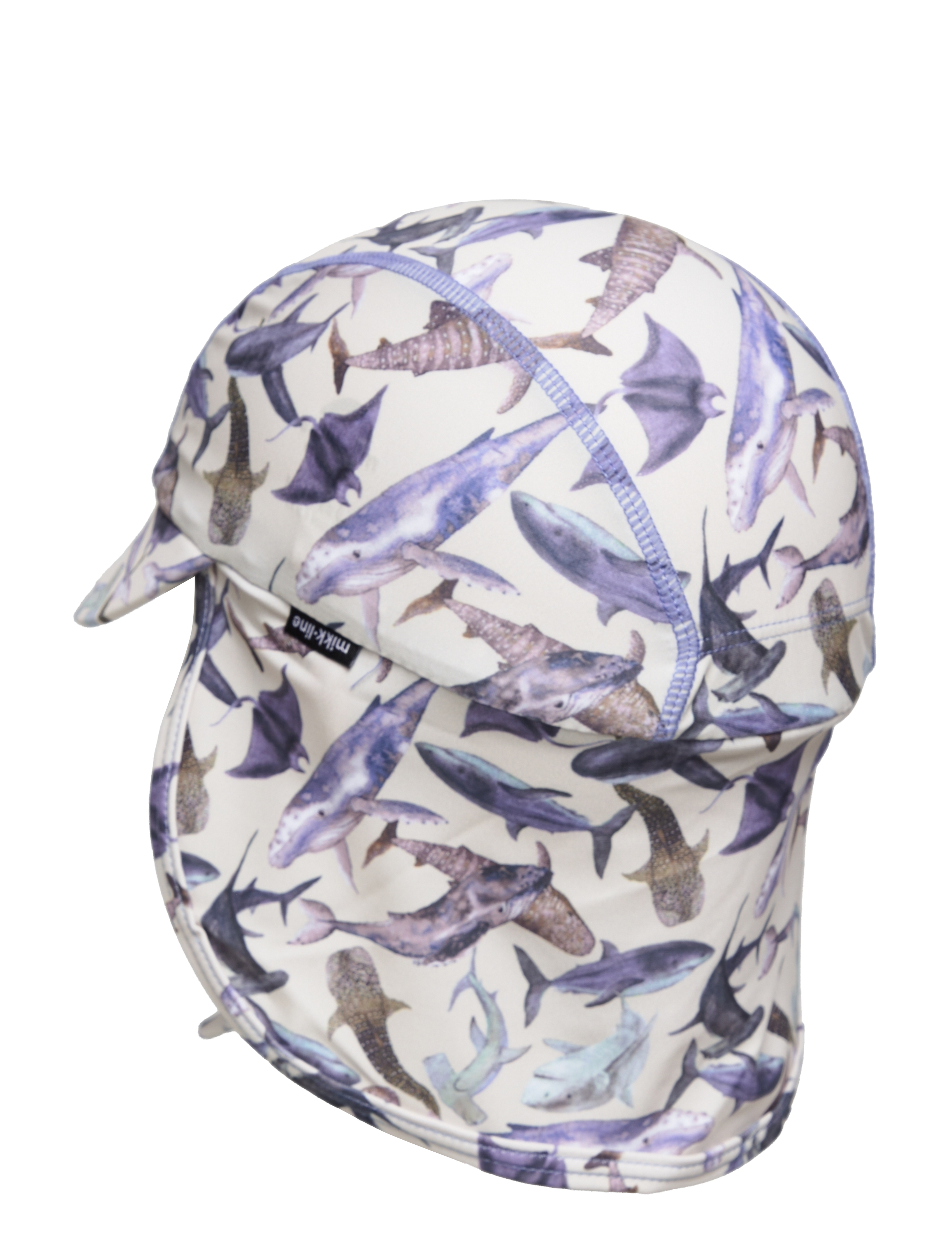 mikk-line - Swim Hat w. Print - Recycled - badekappen - metal - 1